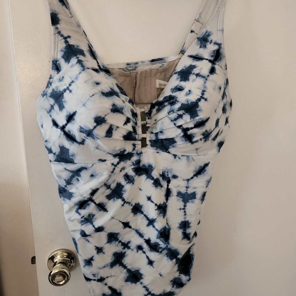 Cacique Lane Bryant Tie Dye Bathing Suit Top